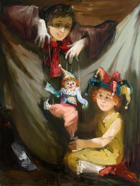 Кукла бибабо петрушка