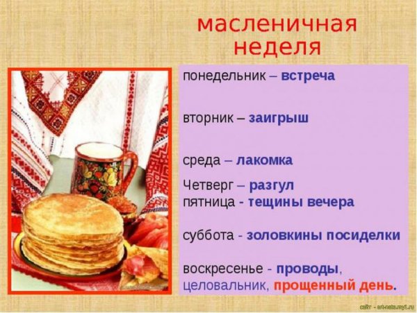 Неделя Масленицы