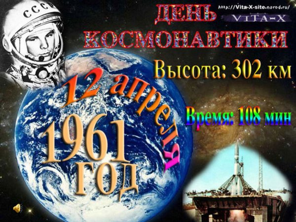 С днем космонавтики открытки