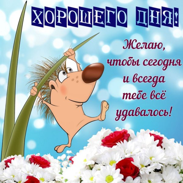 Хорошего дня и отличного настроения