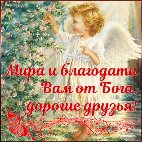 Божьей благодати вам