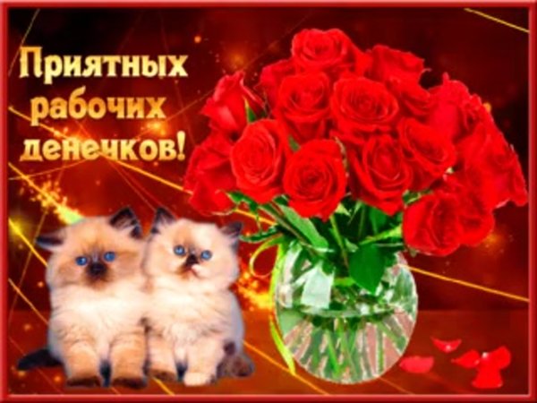 Пожелание приятного рабочего дня