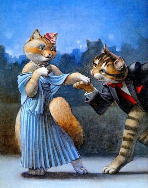 Коты танцуют