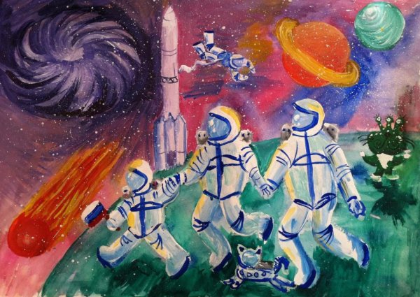 Рисунок на тему космос