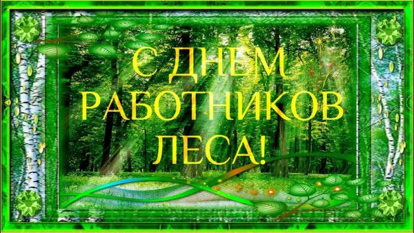 С днем работника леса
