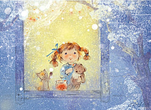 Художник-иллюстратор Екатерина бабок зима