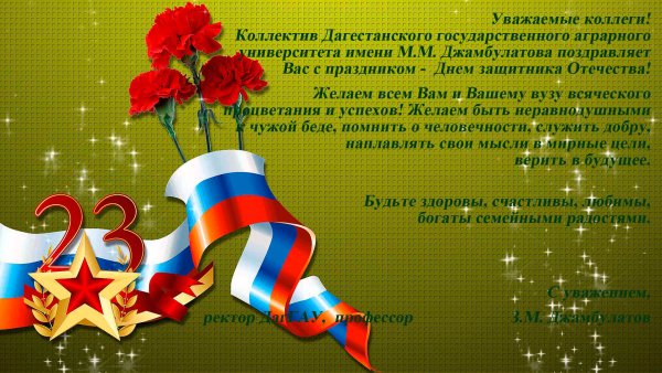 Поздравления с 23 февраля