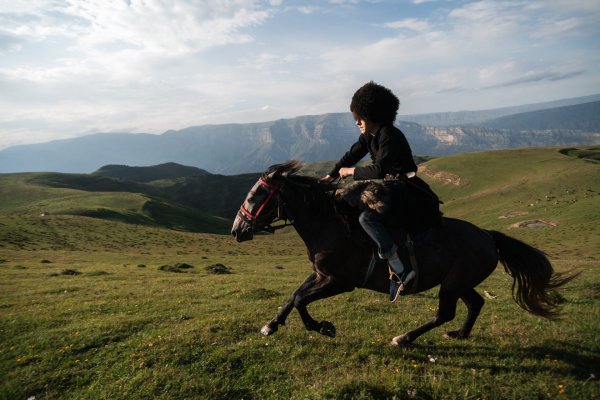 Лезгинка в горах Дагестана