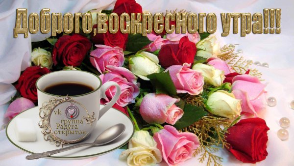 Доброго воскресного утра и хорошего настроения