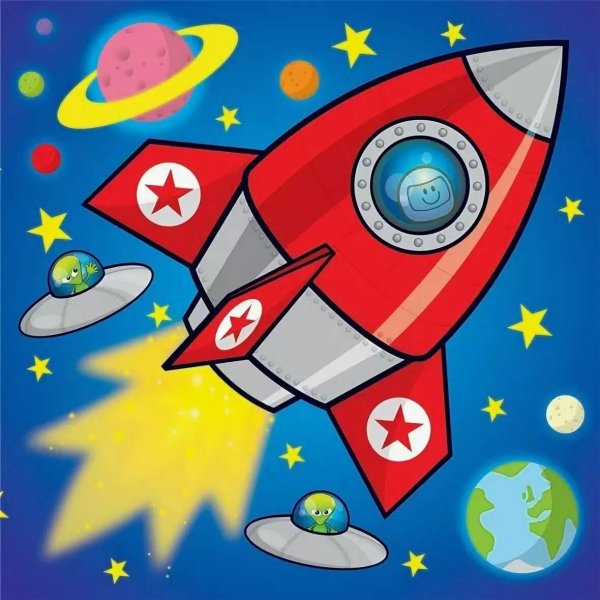 Рисунки на тему космос для детей