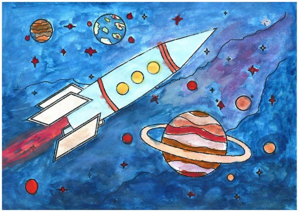 Рисунок на тему космос