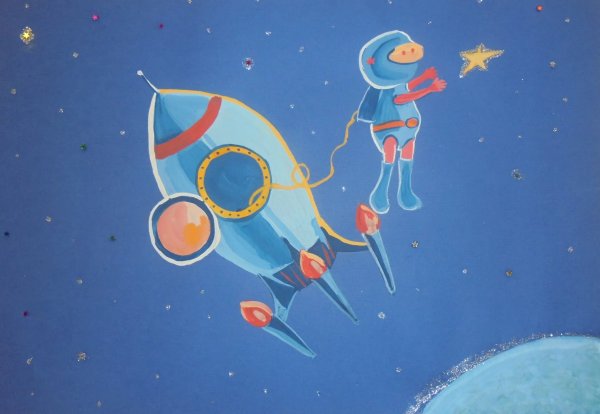 Рисунок на космическую тему