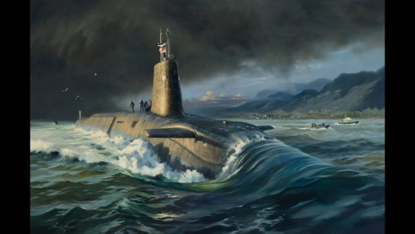 Подводная лодка арт