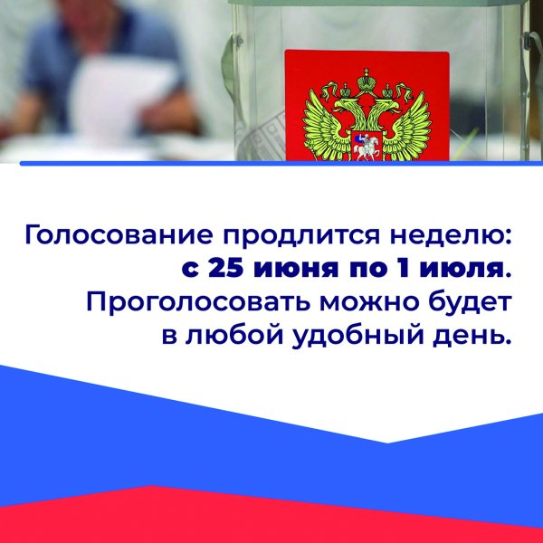 Общероссийское голосование по поправкам в Конституцию 1 июля