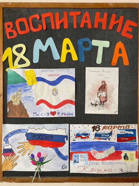 Воссоединение Крыма с Россией плакат