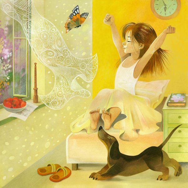 Вышивка крестиком лето