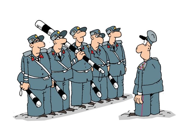 Милиция карикатура