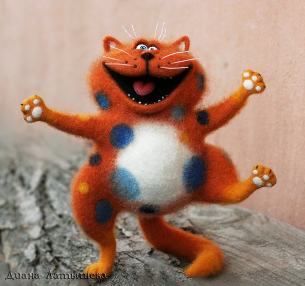 Диана Латышева игрушки из шерсти