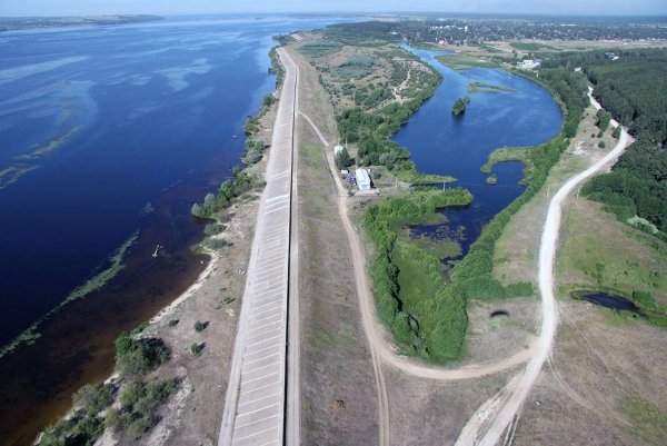 Плотина на Серебрянке в Пушкино