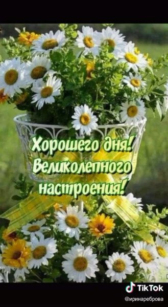 Доброго дня и хорошего настроения