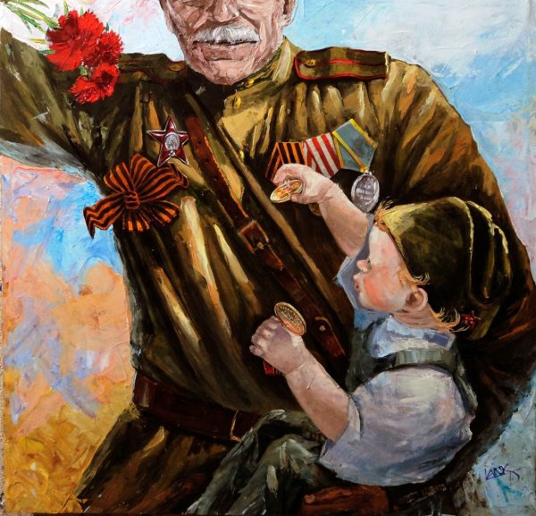 "Праздник Великой Победы" рисунокребенка
