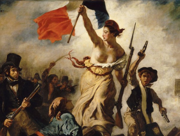 Эжен Делакруа Свобода ведущая народ 1830