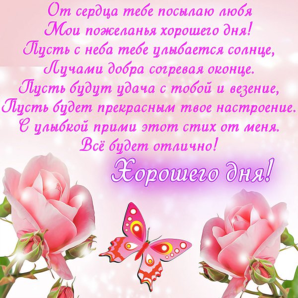 Поздравление с добрым днем