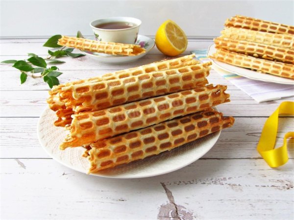 Украшение бельгийских вафель