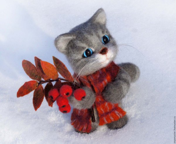 Валяные игрушки из шерсти