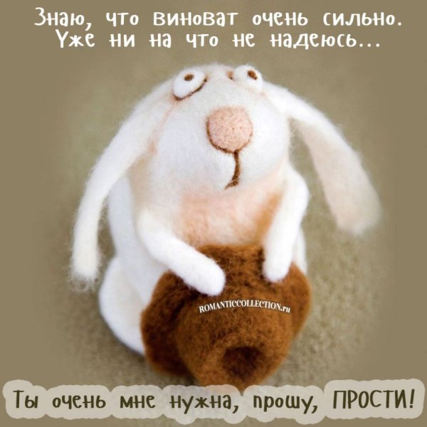 Просить прощения у любимой