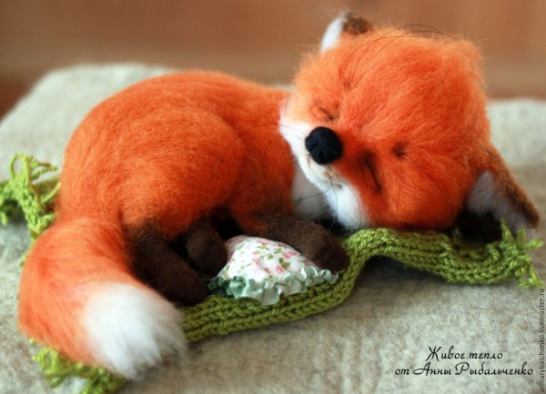 Мягкие игрушки валяные