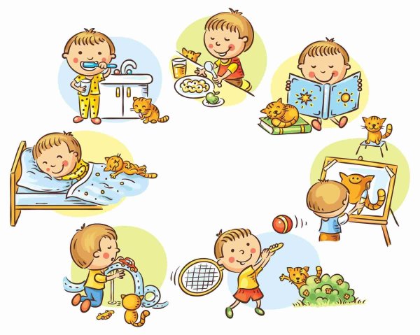Режим дня для детей