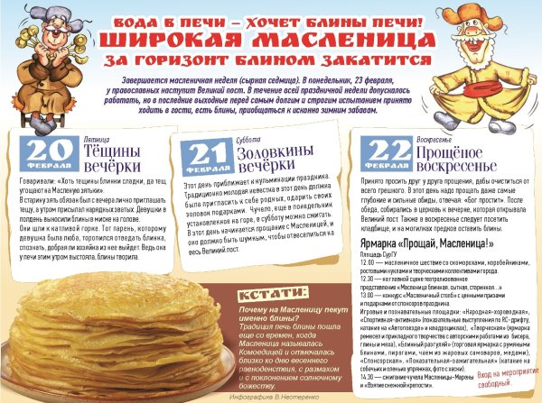 Название блинов на Масленицу