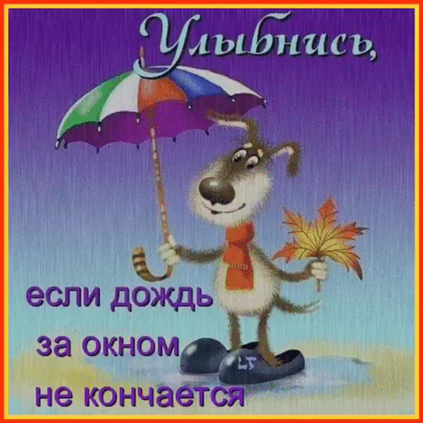 Пожелания в дождливую погоду