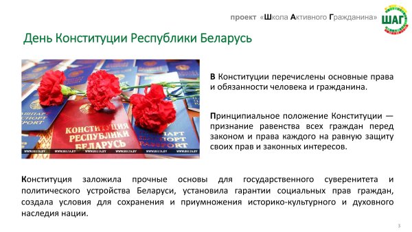 День Конституции РБ 2020