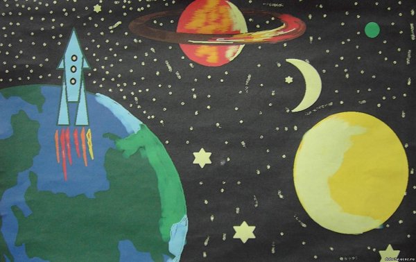 Рисунок на тему космос