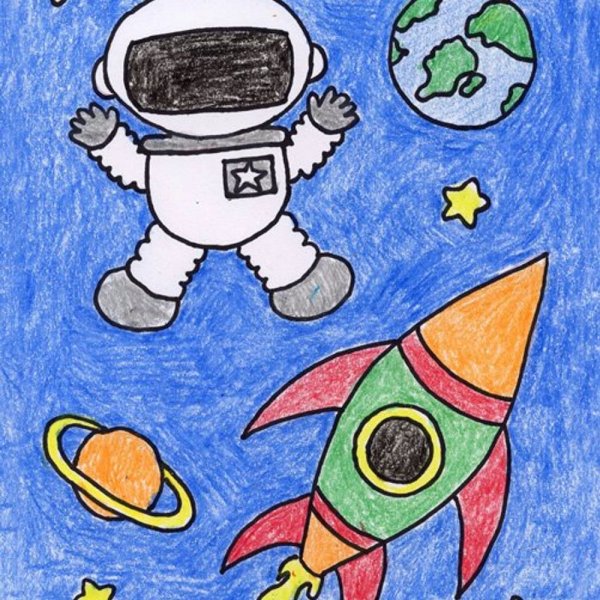 Рисунок на космическую тему