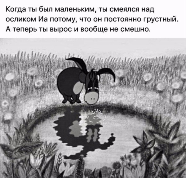 Ослик ИА жалкое зрелище