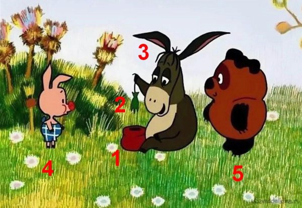 Винни пух ослик