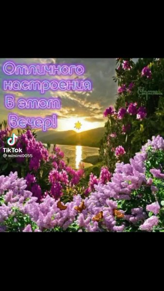 Чудесного весеннего вечера