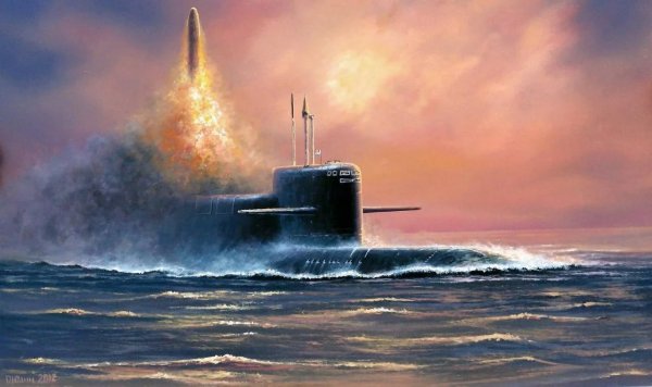Подводный флот живопись