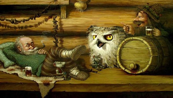 Домовенок иллюстрация