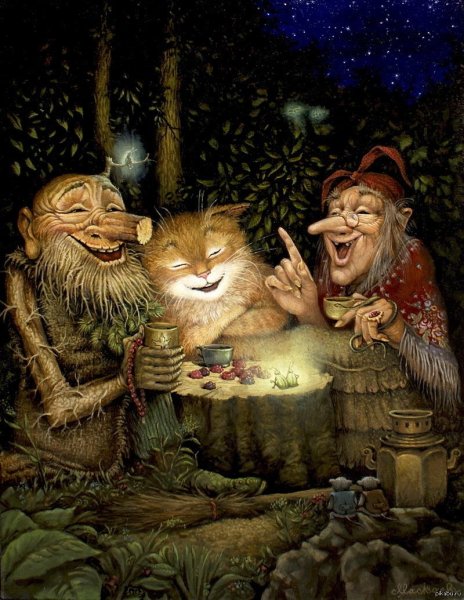 Домовой живопись