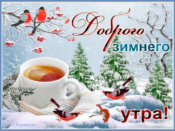 Доброе зимнее солнечное утро