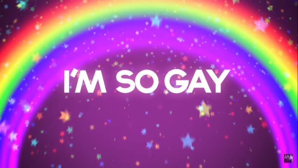Надпись i'm gay