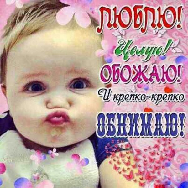 Люблю целую обожаю