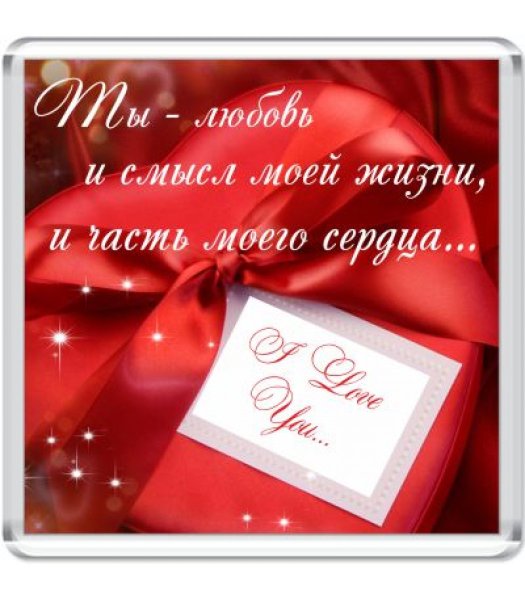 Ты смысл моей жизни любимый