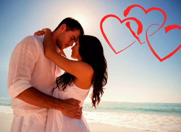 Счастливая пара открытки