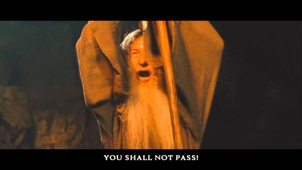 Властелин колец you shall not Pass