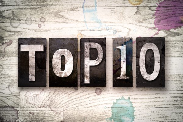 Топ 10 надпись